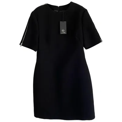 Pre-owned Mcq By Alexander Mcqueen Mini Dress In Black