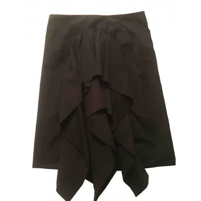 Pre-owned Dries Van Noten Mid-length Skirt In Black