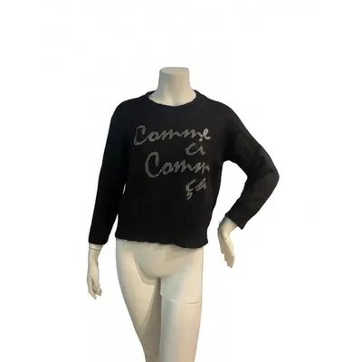 Pre-owned Gaelle Paris Wool Jumper In Black