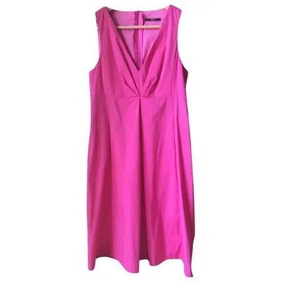 Pre-owned Hugo Boss Mid-length Dress In Pink