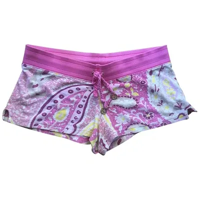 Pre-owned Juicy Couture Pink Cotton Shorts