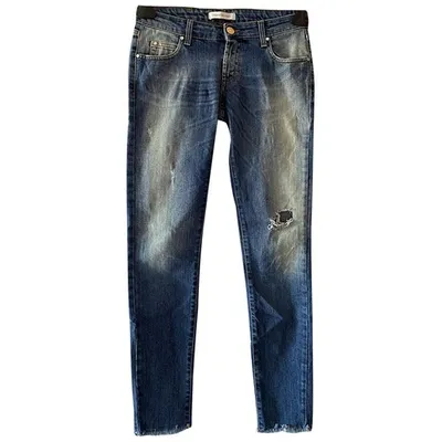 Pre-owned Pierre Balmain Slim Jeans In Blue