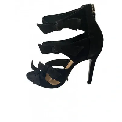 Pre-owned Schutz Sandals In Black