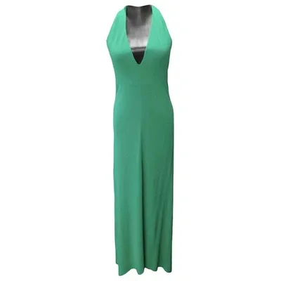 Pre-owned Bcbg Max Azria Maxi Dress In Green