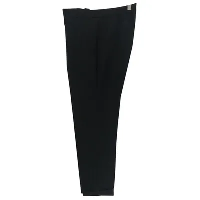 Pre-owned Hugo Boss Trousers In Black