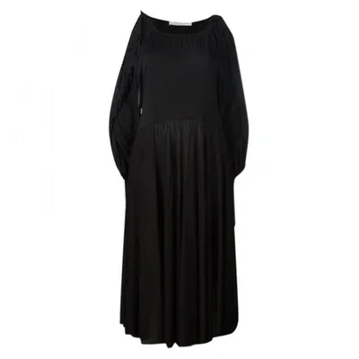 Pre-owned Philosophy Di Lorenzo Serafini Mid-length Dress In Black