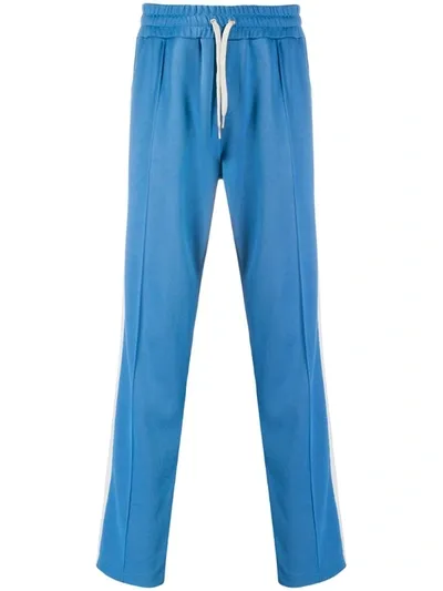 Amialexandremattiussi Technical Track Logo Pants In Blue