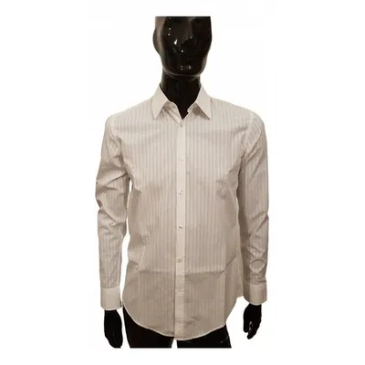 Pre-owned Hugo Boss Shirt In White