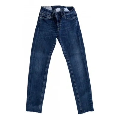 Pre-owned Dondup Slim Jeans In Blue