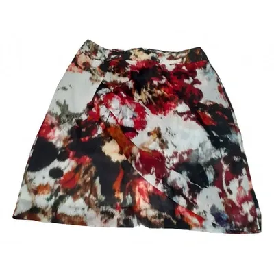 Pre-owned Hugo Boss Mid-length Skirt In Multicolour