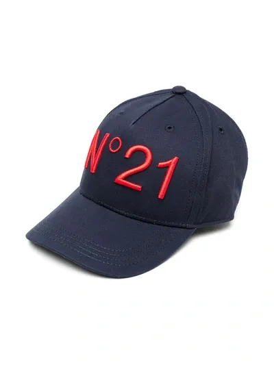 N°21 Kids Cap For For Boys And For Girls In Blue