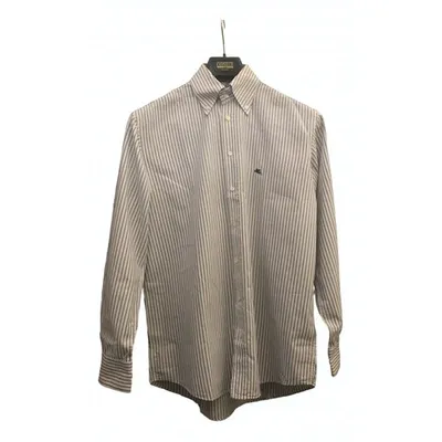 Pre-owned Etro Shirt In White