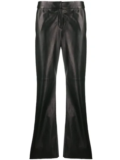 Drome Straight-leg Biker Trousers In Black