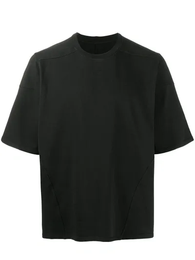 Rick Owens Drkshdw Short Sleeve Boxy Fit T-shirt In Black