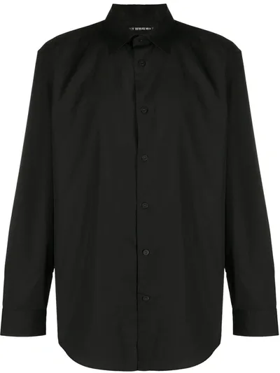 Issey Miyake Poplin Shirt In Black