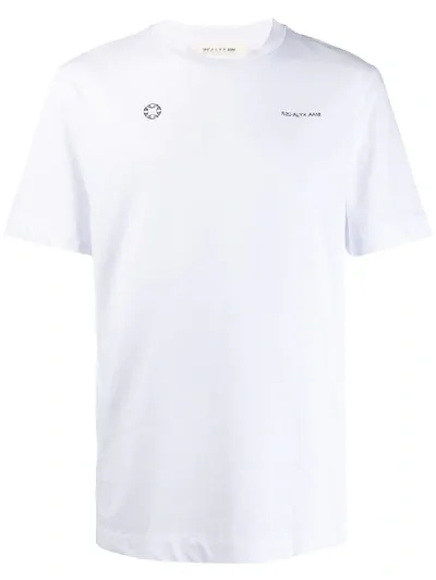 Alyx Contrast Logo T-shirt In White