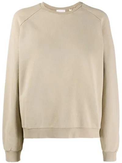 Pre-owned Helmut Lang 1990s Crew Neck Sweatshirt In Neutrals