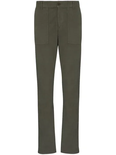 Paige Cragmont Slim Leg Trousers In Green