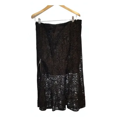 Pre-owned Mcq By Alexander Mcqueen Mid-length Skirt In Black