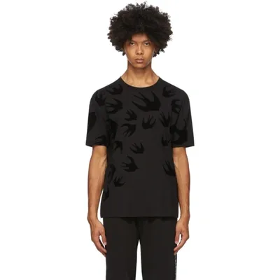 Mcq By Alexander Mcqueen Mcq Alexander Mcqueen Swallows T-shirt In Black