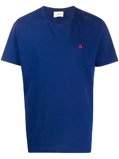 Peuterey Androsfim Round-necked T-shirt Cornflower Blue Cotton Man