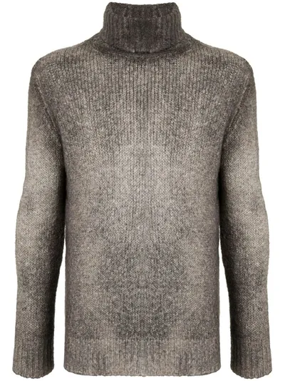 Avant Toi Gradient Effect Jumper In Grey