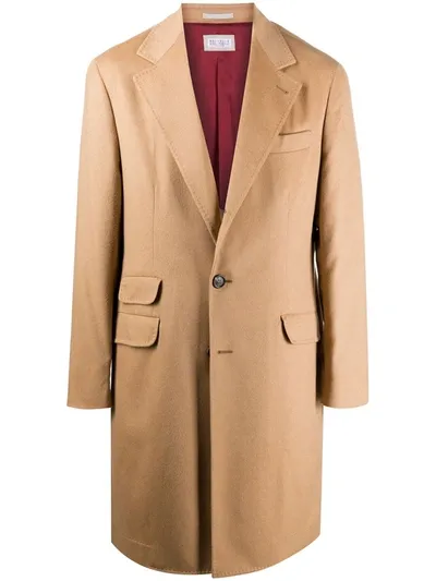 Brunello Cucinelli Single-breasted Coat In Neutrals