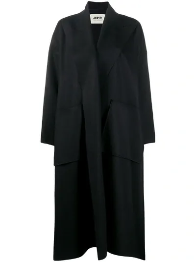 Maison Rabih Kayrouz Long Oversized Coat In Black