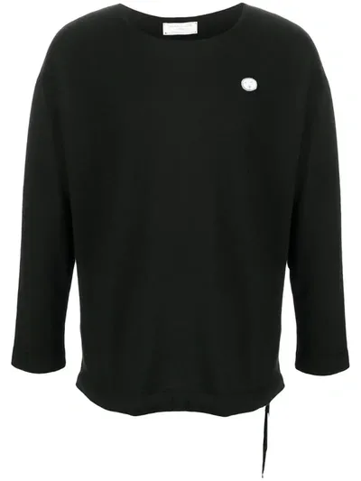 Société Anonyme Wide-neck Sweater In Black