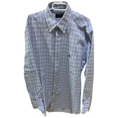 Pre-owned Etro Shirt In Blue