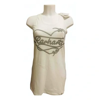 Pre-owned Carhartt Mini Dress In White