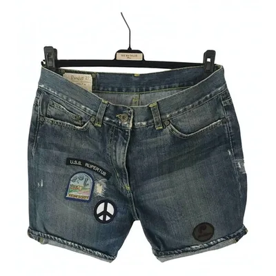 Pre-owned Dondup Short Jeans In Blue