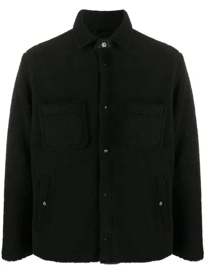 Giorgio Brato Shearling Jacket In Black