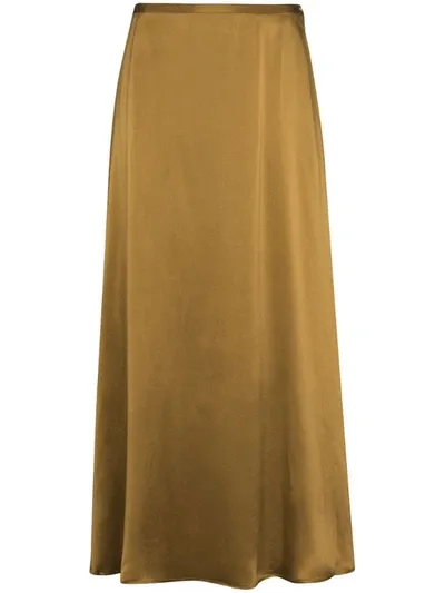 Asceno Siene Maxi Skirt In Green