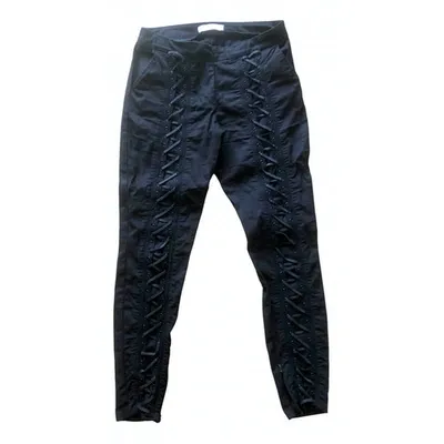 Pre-owned Pierre Balmain Slim Pants In Black