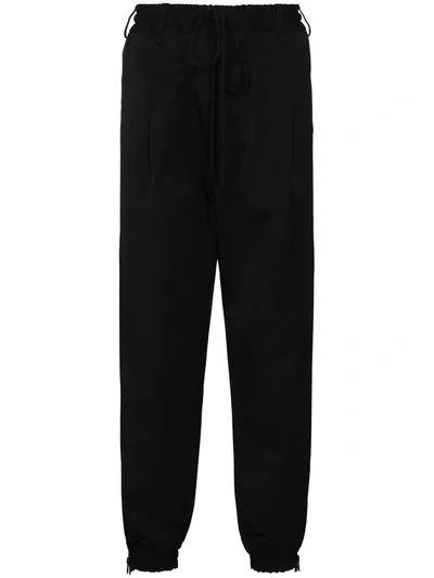 Song For The Mute Black Elasticated Cotton Track Pants