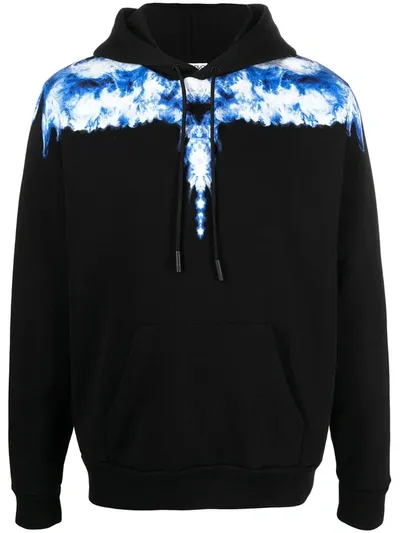 Marcelo Burlon County Of Milan Sweatshirt Smoke Wings Regular In Black