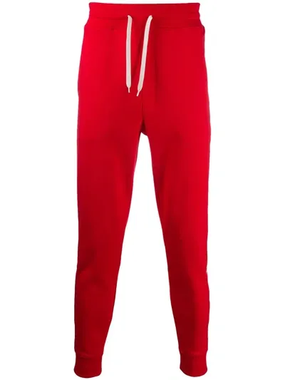 Hugo Boss Jersey Joggers In Red