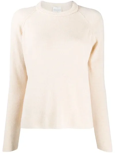 Forte Forte Crewneck Knit Jumper In Neutrals