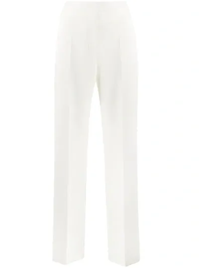 Hugo Boss Flared Style Trousers In White