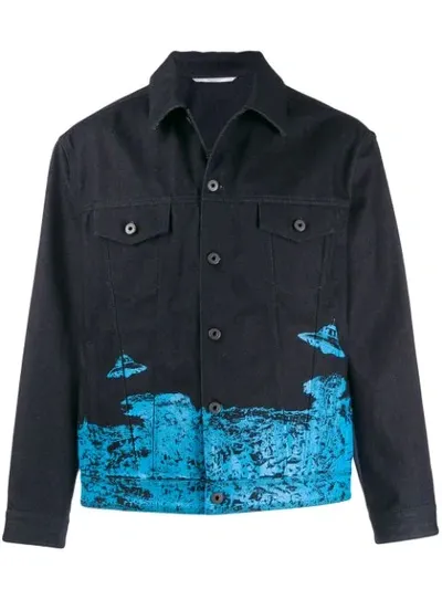 Valentino X Undercover Traveller Denim Jacket In Blue