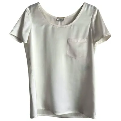 Pre-owned Saint Laurent Silk Blouse In White