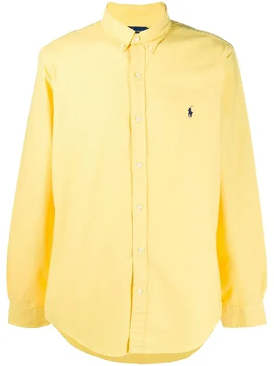 Polo Ralph Lauren Logo Detail Shirt In Yellow