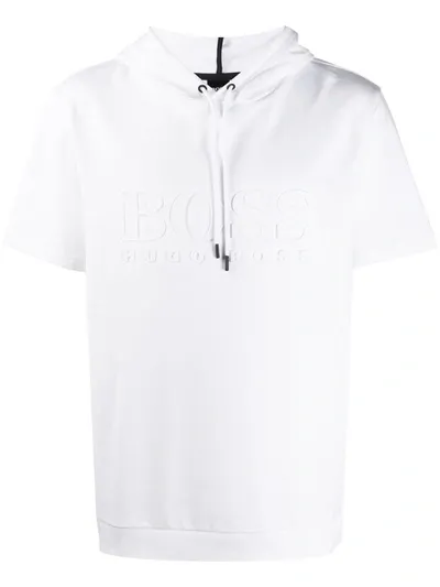 Hugo Boss Hooded T-shirt In White