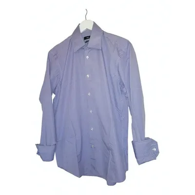 Pre-owned Hugo Boss Shirt In Purple