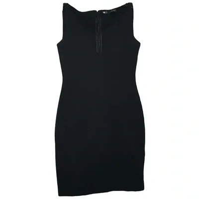 Pre-owned Dsquared2 Mini Dress In Black