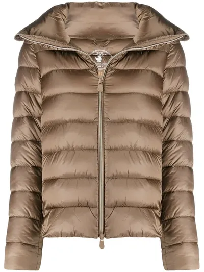 Save The Duck D3052w Irisy Padded Jacket In Brown