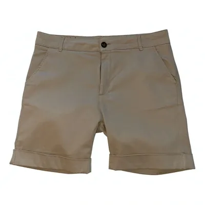 Pre-owned Reiko Beige Cotton - Elasthane Shorts