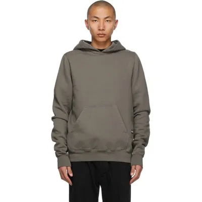 Rick Owens Drkshdw Drawstring Jersey Hoodie In 34 Dust