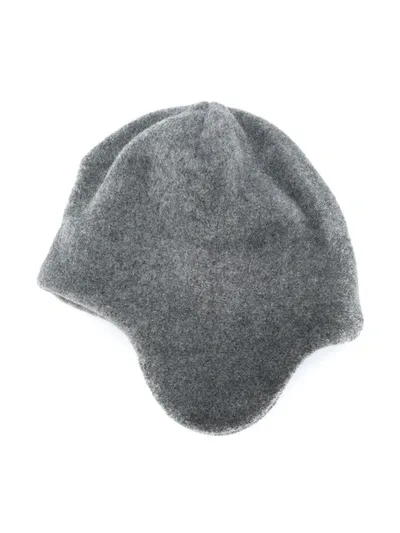 Il Gufo Babies' Fleece Hat In Grey